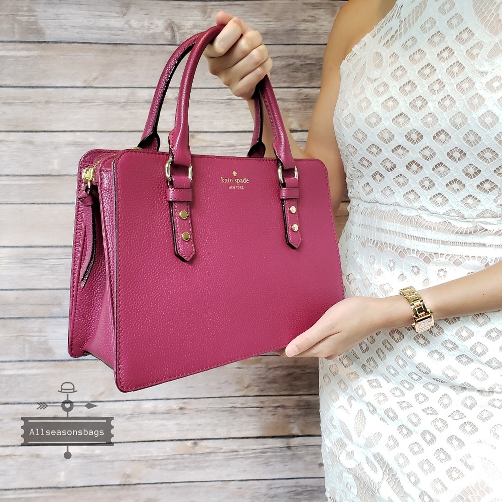 Kate Spade Lise Mulberry Satchel Rioja - Picture 4 of 8